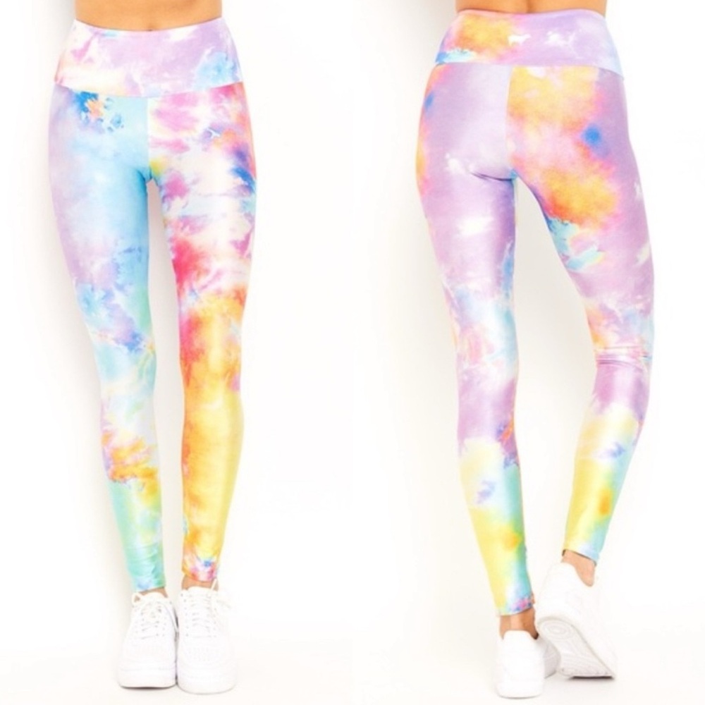 Goldsheep Colorful Tie-Dye Leggings